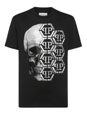 PHILIPP PLEIN PHILIPP PLEIN Tričko 22853 Čierna Regular Fit