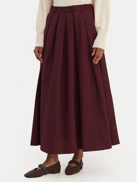 Weekend Max Mara Weekend Max Mara Trapéz szoknya Curvato 2615101051 Bordó Regular Fit