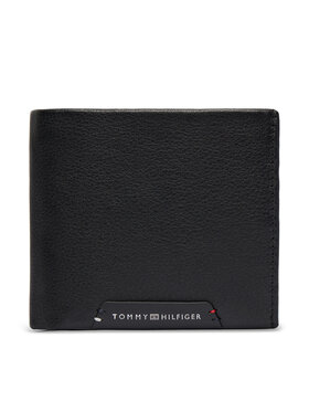 Tommy Hilfiger Tommy Hilfiger Portofel Th Corp Cc Flap And Coin AM0AM14780 Negru