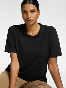 Elena Mirò Elena Mirò T-Shirt G071Z000590N033 Czarny Slim Fit