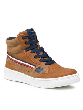 Tommy Hilfiger Tommy Hilfiger Sneakersy T3X9-33113-1355582 S Brązowy