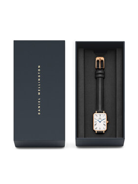 Daniel Wellington Ročna Ura Quadro Roman Numerals Sheffield DW00100689 Črna