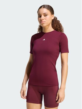 adidas adidas Koszulka techniczna 135223 Czerwony Fitted Fit