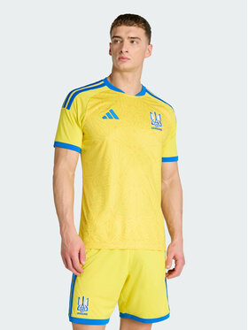 adidas adidas Koszulka techniczna Ukraine 26 Home Jersey Żółty Slim Fit