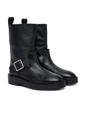 Calvin Klein Calvin Klein Stivaletti Conc Welt Mid Biker Boot Lth HW0HW03212 Nero