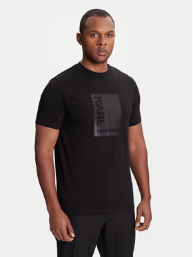 KARL LAGERFELD KARL LAGERFELD T-Shirt 755038 553235 Czarny Regular Fit