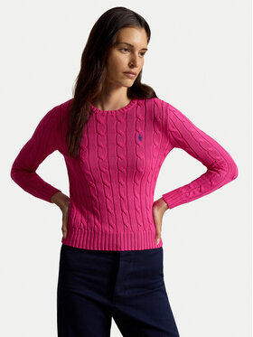 Polo Ralph Lauren Polo Ralph Lauren Sveter 211971869508 Ružová Slim Fit