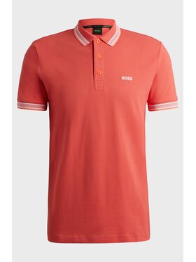 BOSS BOSS Polo 50469055-646 Czerwony Regular Fit