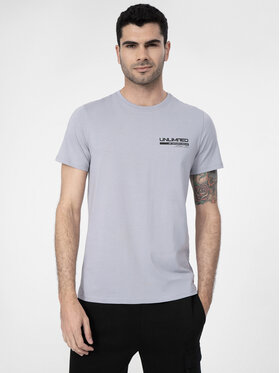 4F 4F Футболка 4FSS23TTSHM307 Сірий Regular Fit