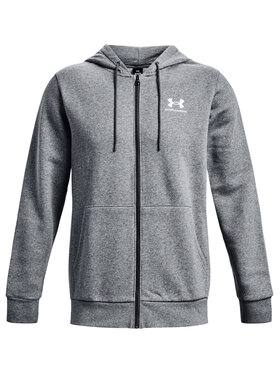 Under Armour Majica Dugih Rukava UA Essential Fleece FZ Hood 1373881 Siva Regular Fit