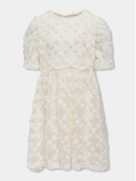 Kids ONLY Kids ONLY Elegantna haljina Rosita 15320277 Bijela Regular Fit