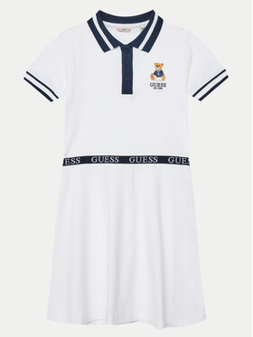 Guess Guess Rochie de zi J5RK30 K7O64 Alb Regular Fit