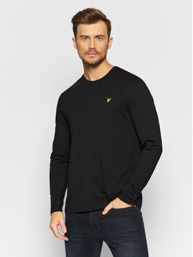 Lyle & Scott Lyle & Scott Longsleeve Plain TS512VOG Czarny Regular Fit
