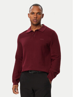 BOSS BOSS Sweter Momentum-X PL 50568962 Bordowy Regular Fit