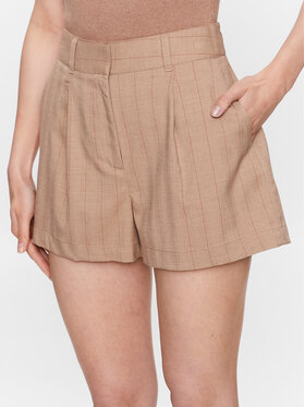 DKNY DKNY Šortky z materiálu P3BWCR08 Béžová Regular Fit