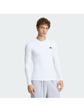 adidas adidas Koszulka techniczna 169176 Biały Fitted Fit