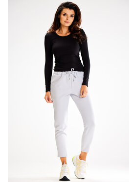 Awama Awama Pantaloni da donna A600 Grigio Basic Fit