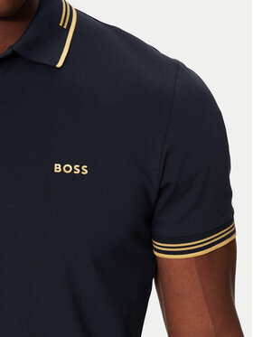 Boss Polo Majica Paul 50506193 Mornarsko Modra Slim Fit