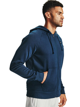 Under Armour Under Armour Felpa UA Rival Fleece FZ Hoodie 1357111 Blu scuro Regular Fit