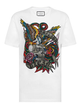PHILIPP PLEIN PHILIPP PLEIN Tričko 19401 Biela Regular Fit