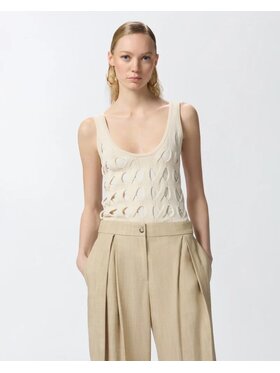 PINKO PINKO Canottiera 84444 Bianco Regular Fit