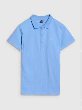4F 4F Polokošile 4FWMM00TPTSF365-32S Modrá Slim Fit