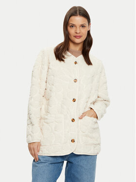 Billabong Billabong Jachetă cămașă Fireside Cosy ABJFT00397 Crem Regular Fit