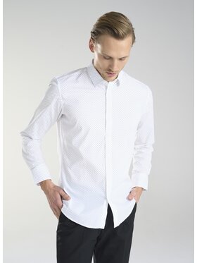 Pako Lorente Pako Lorente Koszula P24SF-1X-003 Biały Slim Fit