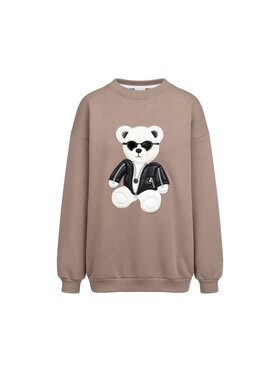 Bejbi Story Bejbi Story Bluza Jackson Teddy dla mamy i taty Brązowy Oversize