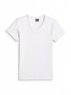 4F 4F T-Shirt BASIC+ Biały Slim Fit