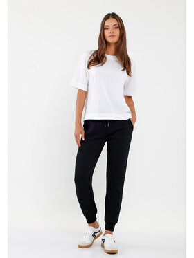 Volcano Volcano Spodnie dresowe N-LAROT Czarny Regular Fit