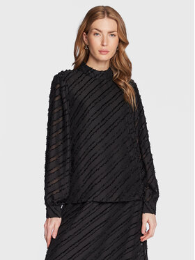 Moss Copenhagen Moss Copenhagen Блуза Karelia 17091 Черен Regular Fit