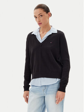 Tommy Jeans Tommy Jeans Maglione Essential DW0DW19888 Nero Regular Fit