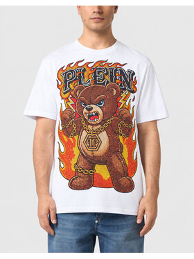 PHILIPP PLEIN PHILIPP PLEIN Tričko 32094 Biela Regular Fit