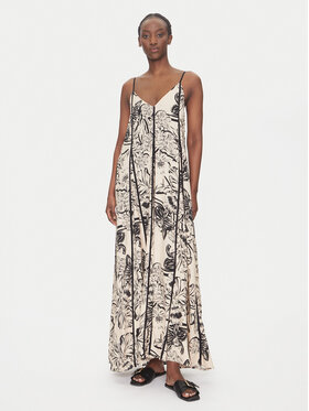 Maaji Maaji Rochie de vară Sepia Fiori Lily PT1930CLD001 Bej Relaxed Fit