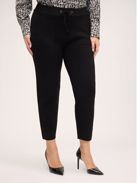 Fiorella Rubino Fiorella Rubino Spodnie materiałowe P639L002552N033 Czarny Regular Fit