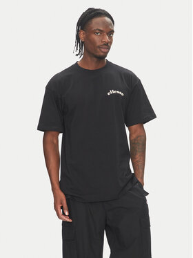 Ellesse Ellesse T-Shirt Canoci SHZ21847 Czarny Loose Fit