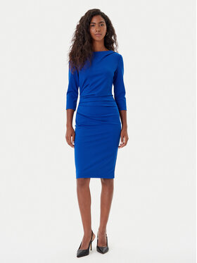 Rinascimento Rinascimento Koktel haljina CFC0126154003 Plava Slim Fit