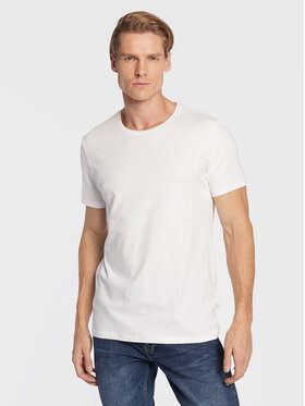 Casual Friday Casual Friday T-shirt David 20503063 Blanc Slim Fit