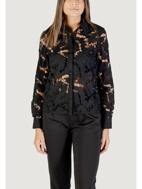 Morgan De Toi Morgan De Toi Camicia 241-COCONU Nero Long Fit