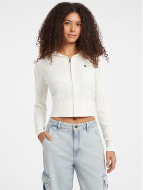 Guess Jeans Guess Jeans Sweter 178654 Beżowy Classic Fit