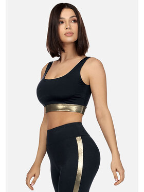 Feba Feba Top TOP4 Czarny Regular Fit