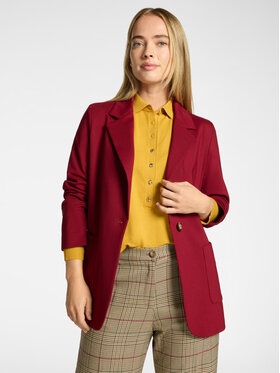 Elena Mirò Elena Mirò Marynarka R053P200152N057 Bordowy Regular Fit