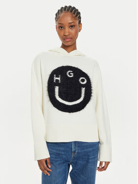 HUGO Hugo Sveter Suvany 50522510 Écru Regular Fit