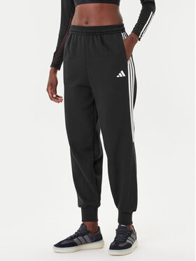 adidas adidas Donji dio trenerke Tiro 3-Stripes JL7488 Crna Loose Fit