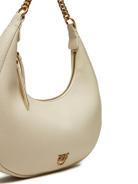 PINKO Ročna Torba Brioche Hobo Classic AI 24-25 PLTT 101526 A29Q Écru