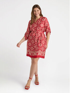 Fiorella Rubino Fiorella Rubino Sukienka codzienna 7066T001710N0V6 Czerwony A-Line Fit