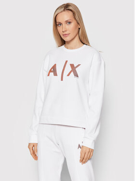 Armani Exchange Armani Exchange Світшот 3LYM79 YJ9UZ 1100 Білий Regular Fit