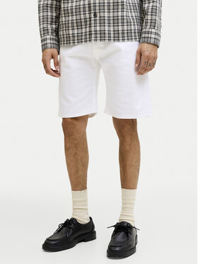 Jack & Jones Jack & Jones Szorty jeansowe Rick Original 12290839 Biały Regular Fit