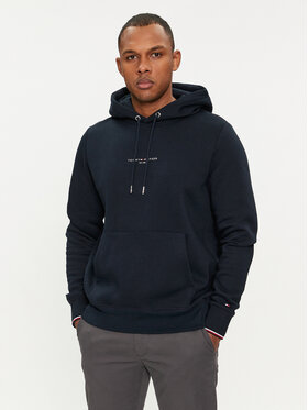 Tommy Hilfiger Tommy Hilfiger Majica dugih rukava Logo MW0MW32673 Tamnoplava Regular Fit